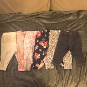 6 pair 3-6 mo baby pants! 👖